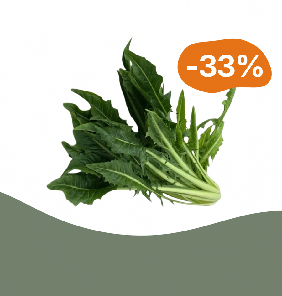 Spare 33% auf Löwenzahnsalat